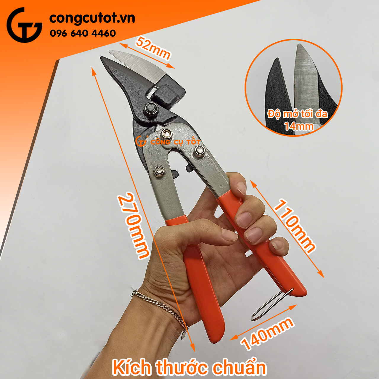 Kéo cắt tôn Kapusi Nhật Bản 10inch