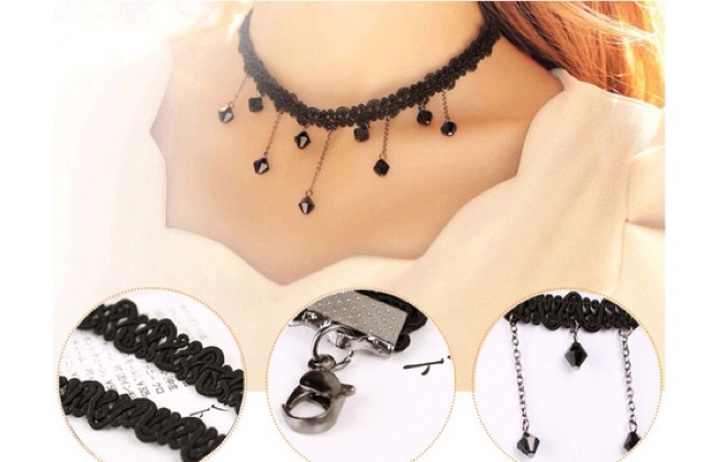 Choker đá rơi đẹp