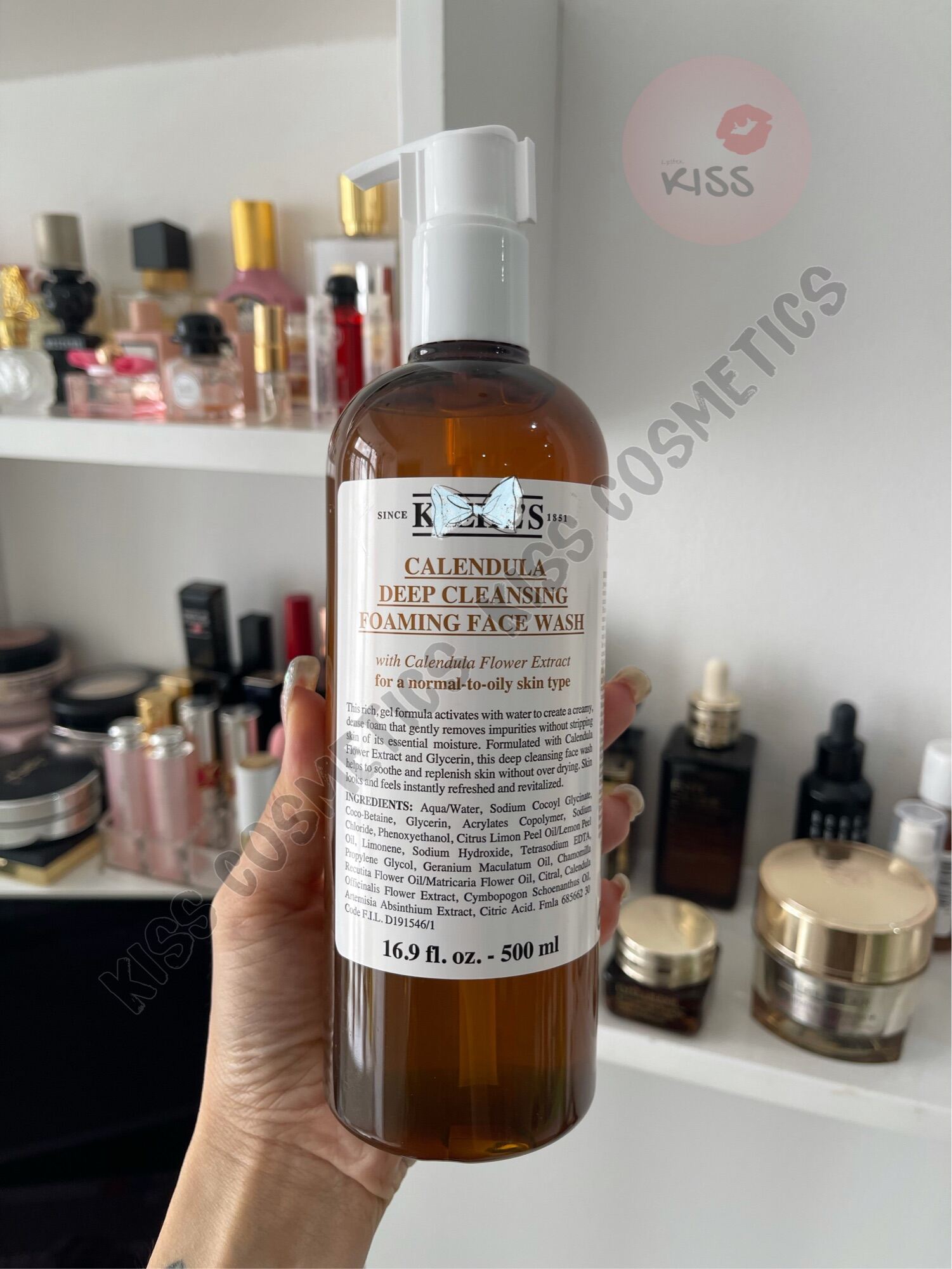 - Sữa rửa mặt Hoa Cúc K!ehl’s Calendula Face Wash Cleanser 500ml - Kiss cosmetics