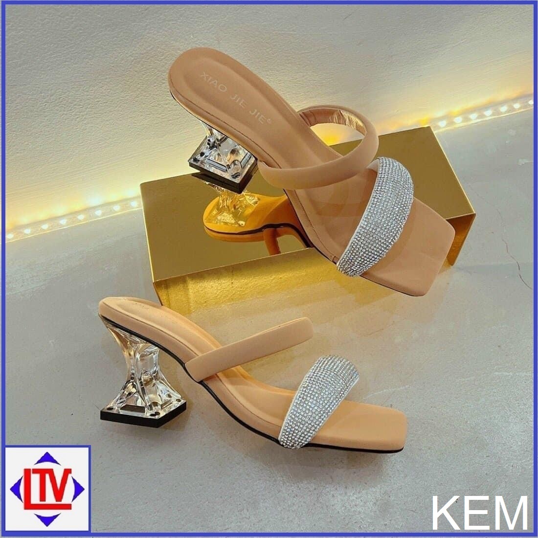 Dép nữ cao gót 7 phân hàng quảng châu