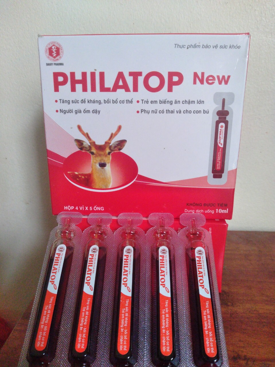 1 hộp Philatop New - Bổ Sung đạm, các acxit amin - Giup cho trẻ biếng ăn 1n 1 hộp