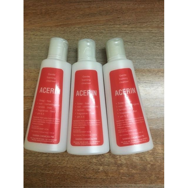 Acerin gentle foaming cleanser 155ml sữa rửa mặt