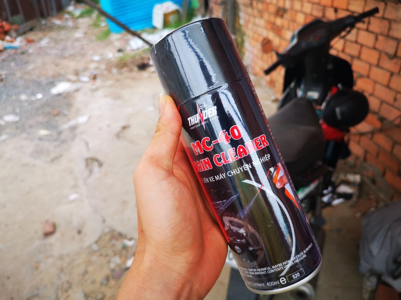 Dung Dịch Vệ Sinh Rửa Sên Xe Thunder MC-40 Chain Cleaner 400ml