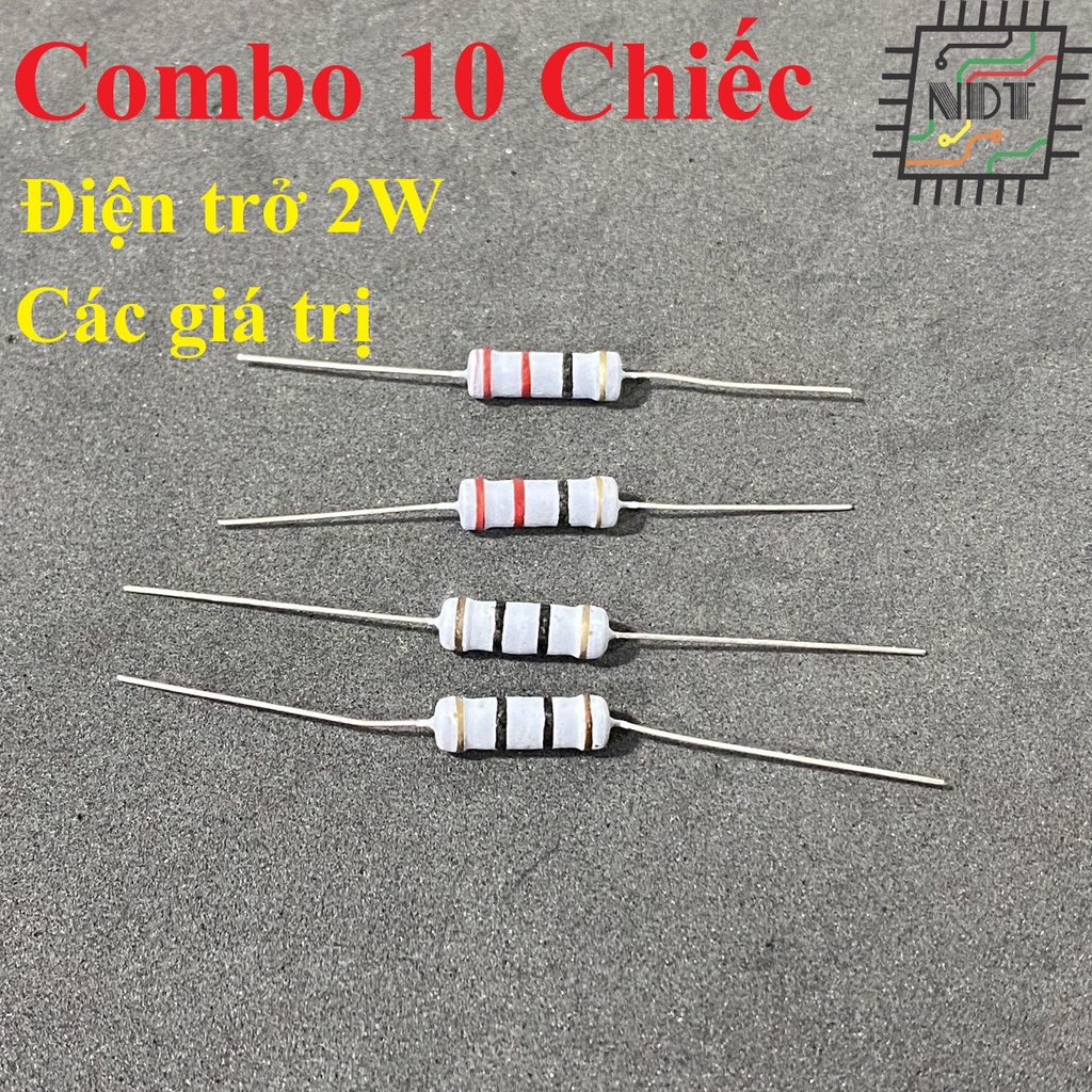 Combo 10 Điện Trở 2W Các Giá Trị