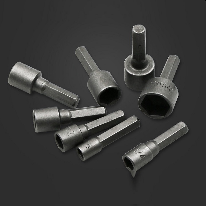 BỘ 9 CÁI. ĐẦU LỤC GIÁC. DÙNG MỞ ỐC, VẶN ĐAI ỐC, PHỤ KIỆN ỐC VÍT. TH099