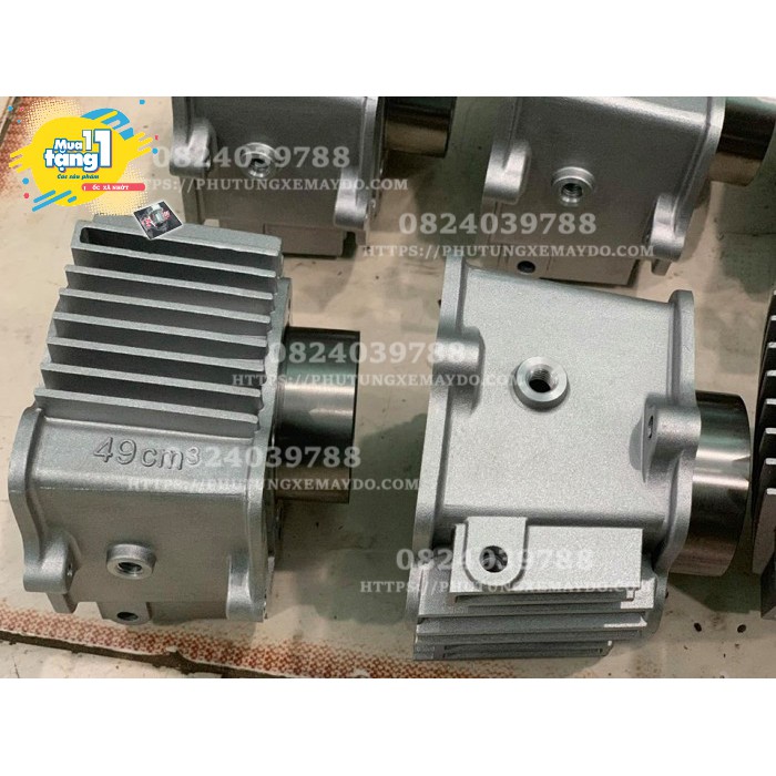 Lòng Nhôm 67Mm Dày 78Mm Piston 54Mm