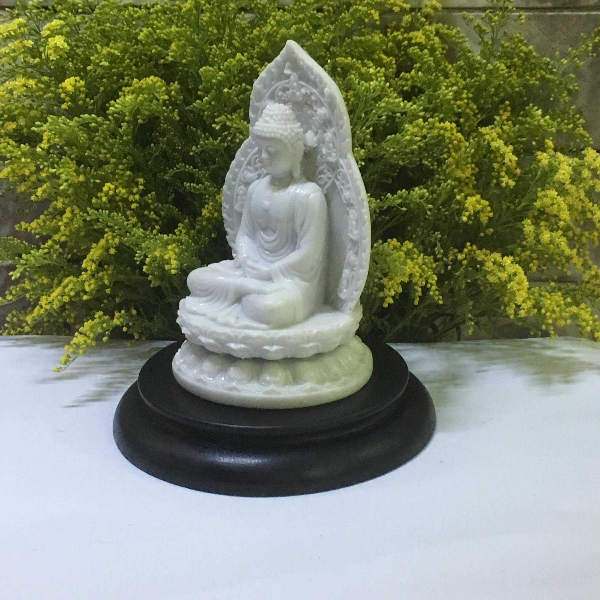 Tượng Phật A Di Đà kèm đế