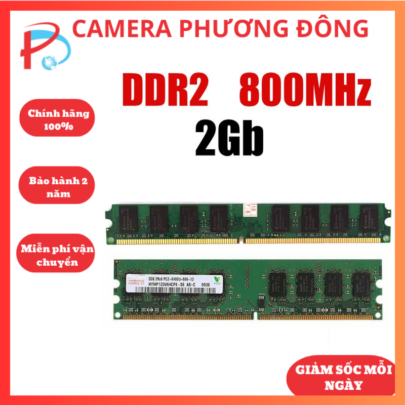 Ram Máy tính PC 2GB DDR2 800MHz ( PC2-6400U )