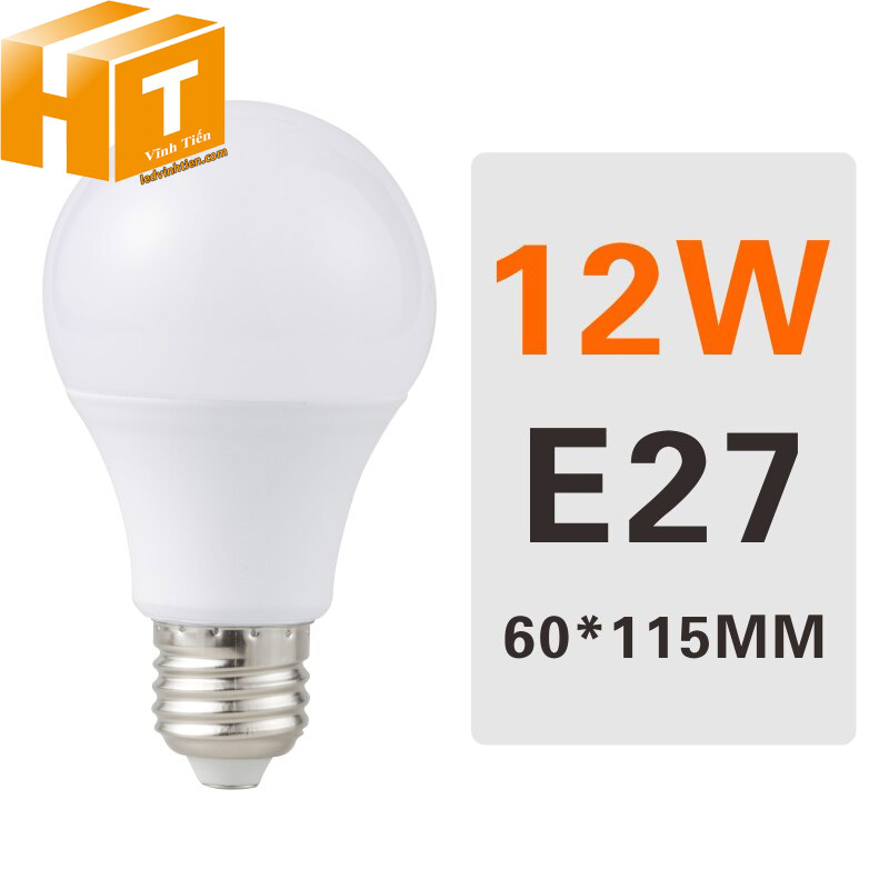 Bóng đèn Led Tròn 3w, 5w, 7w, 9w, 12w, búp tròn, Đèn led búp tròn loại tốt