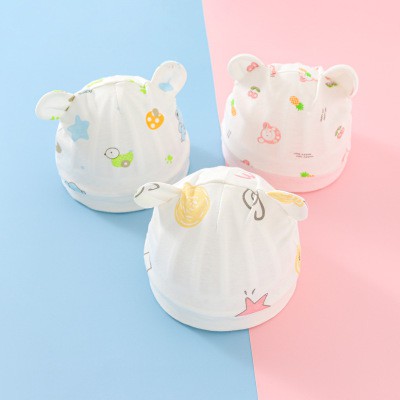 Mũ Sơ Sinh Cotton Loại Mỏng Cho Bé