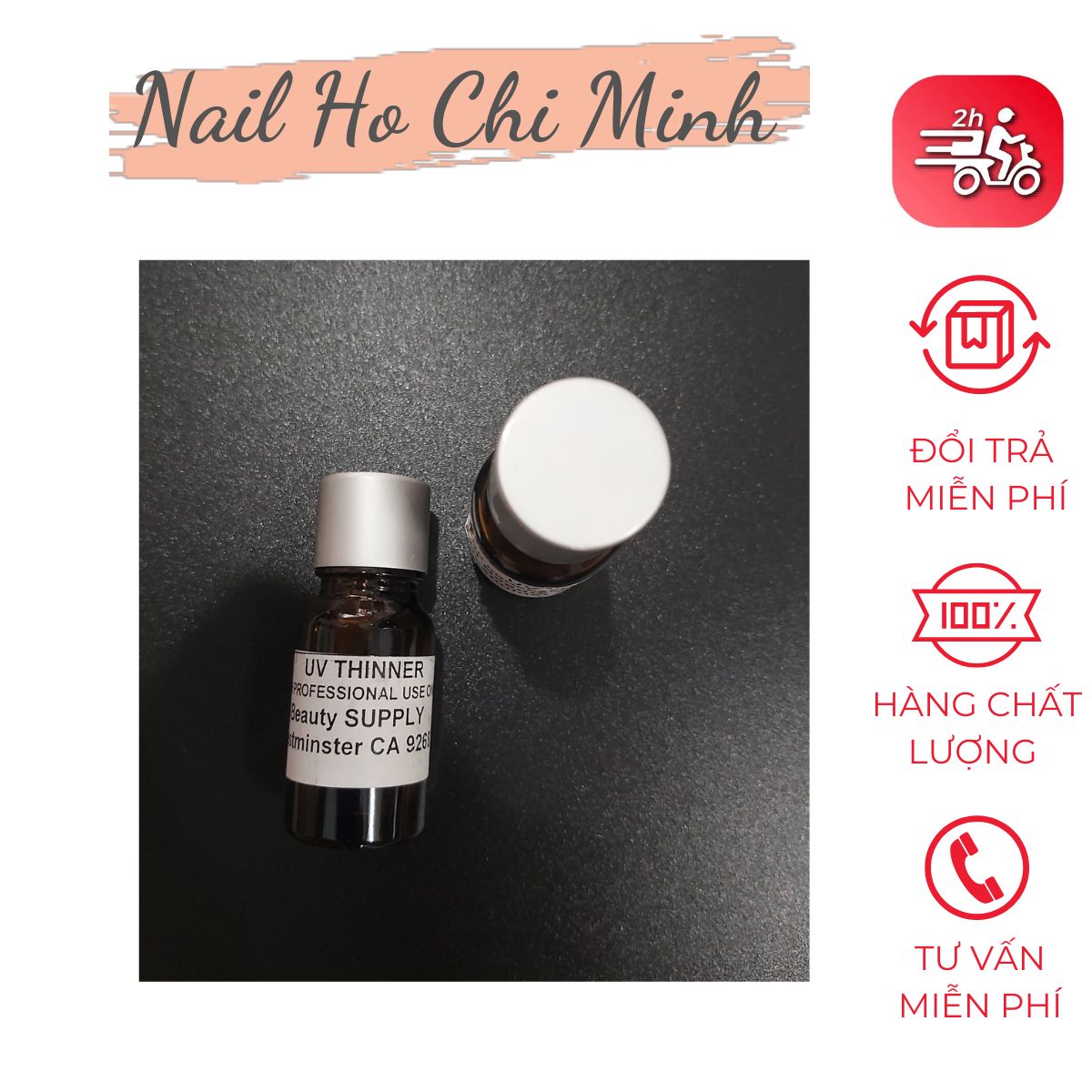 [HCM]Nước pha sơn gel chuyên dụng dung tích 10ml