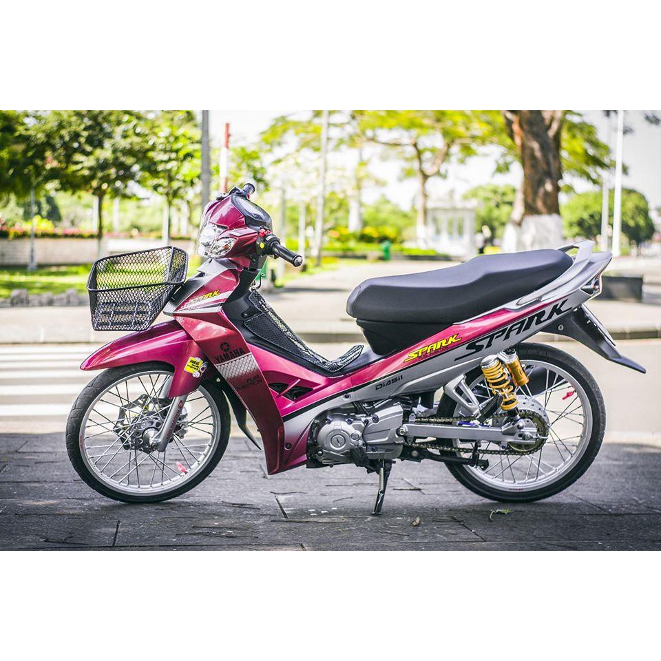 Tem trùm Sirius hồng xám rc, team trùm sirius đẹp, độ tem sirius, tem dán xe máy sirius, decal sirius, tem trùm sirius rẻ đẹp