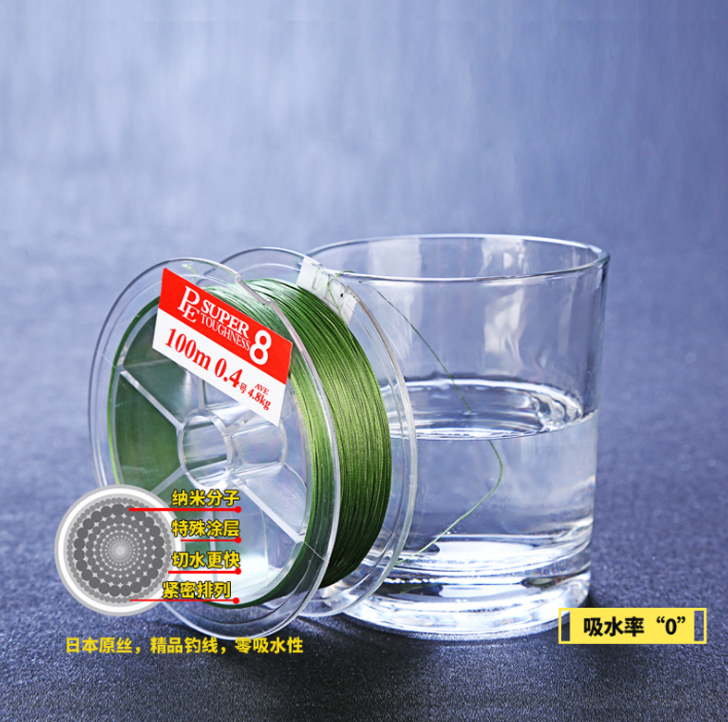 Thẻo PE siêu bền chuyên câu đài ( cuộn 100m )
