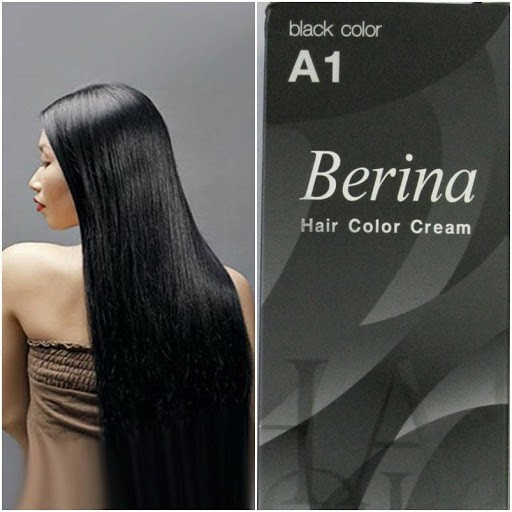 Nhuộm đen tóc, phủ bạc tóc berina 60ml thái lan