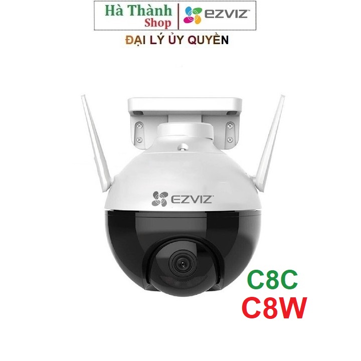 Camera ezviz c8c 1080p / c8w 2k 4mp siêu net ngoài trời - xoáy 360 độ - theo dõi chuyển động