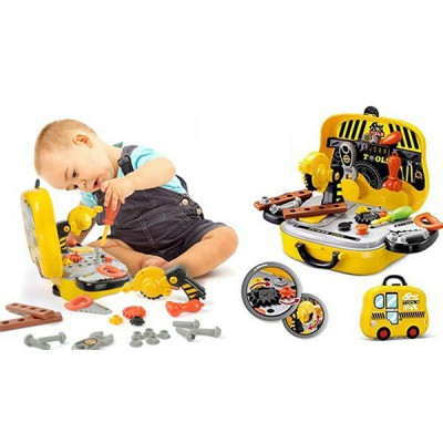 Đồ Chơi Hướng Nghiệp Cho Bé Trai - Bộ Đồ Chơi Dụng Cụ Sửa Chữa Cơ Khí Toys House 008-916