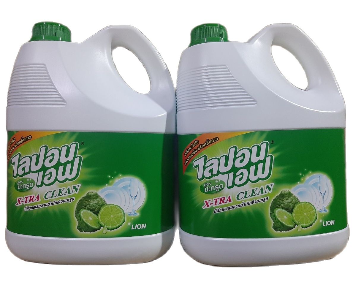[HCM](KTT) Nước rửa chén hương chanh LIPONF can 3.6 lít- Hàng Thái lan