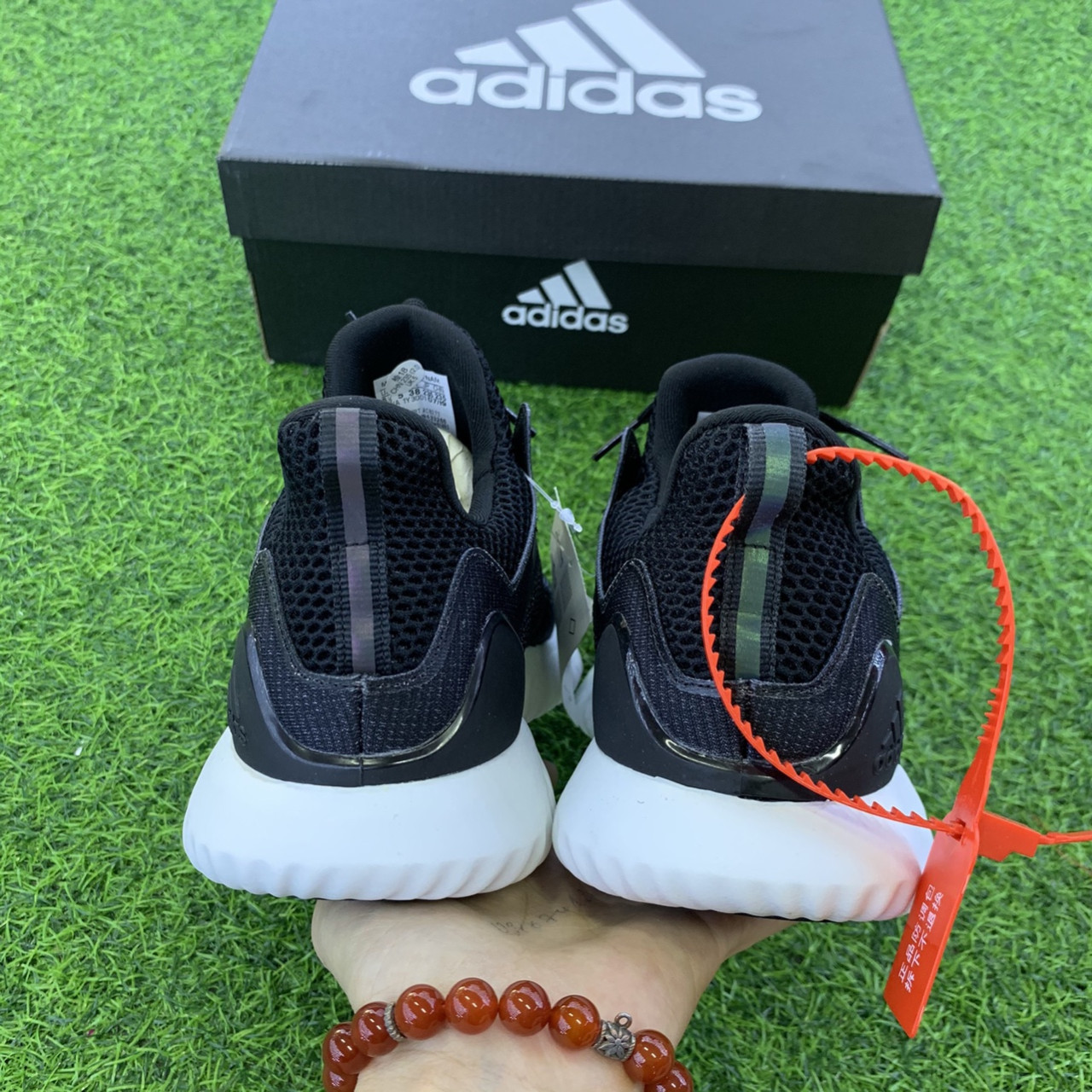 [VIDEO ẢNH+HỘP BẢO VỆ] giầy thể thao Alphabounce beyond đen đế trắng nam nữ