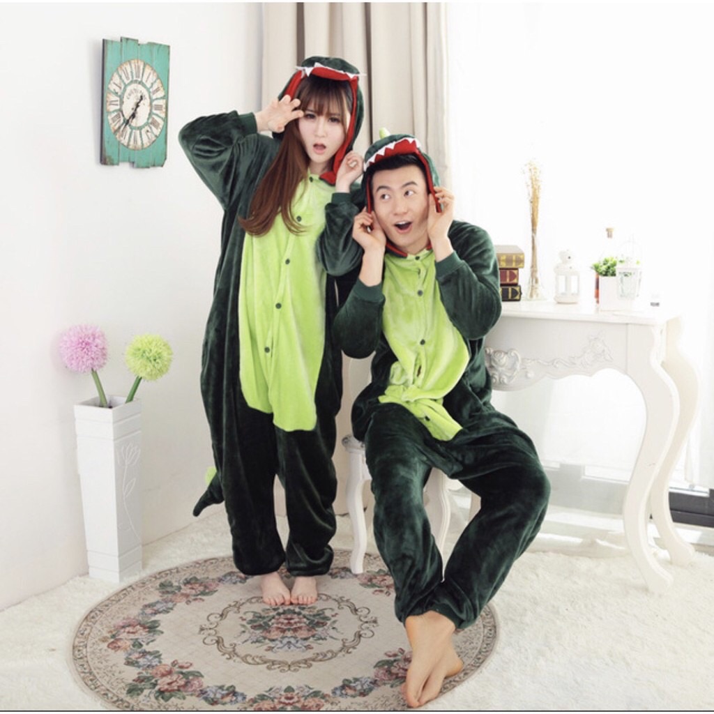(Có sẵn) Bộ khủng Long xanh cho người lớn