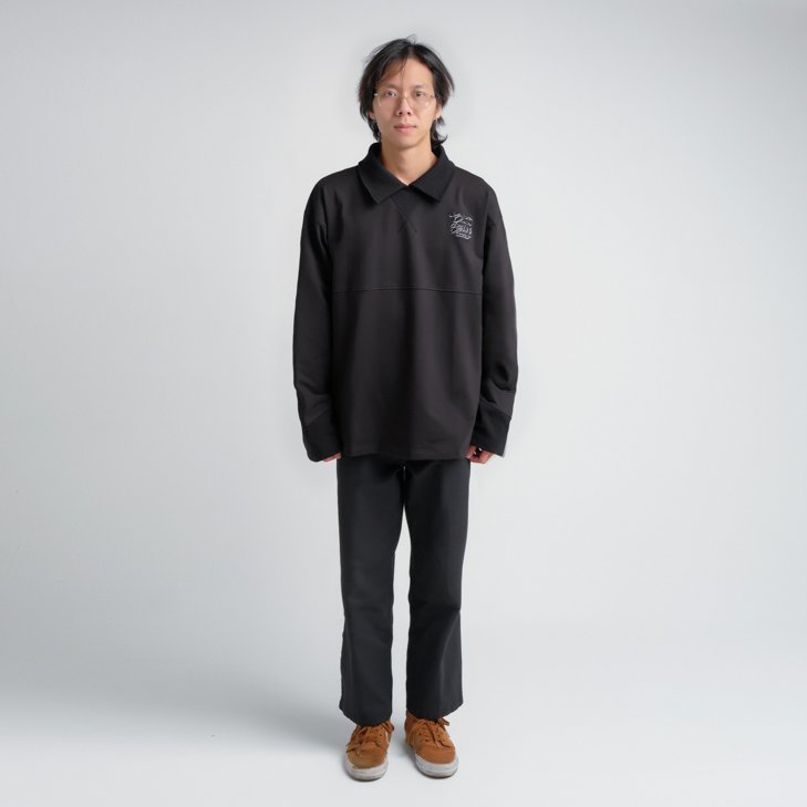 XFIRE BACKTOSTREETZ LONG SLEEVE TSHIRT IN BLACK