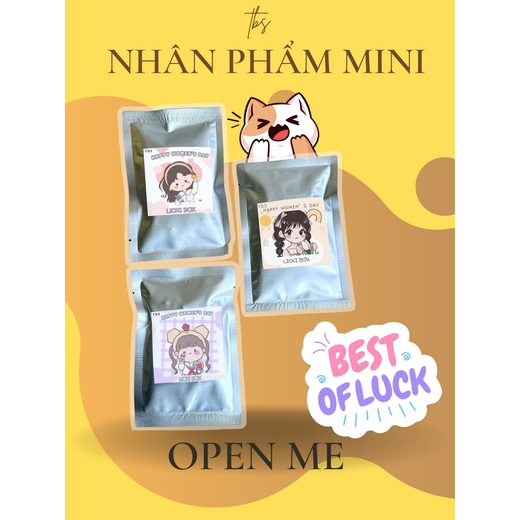TÚI ĐỰNG QUÀ - NHÂN PHẨM CÓ SEAL LICKI BOX