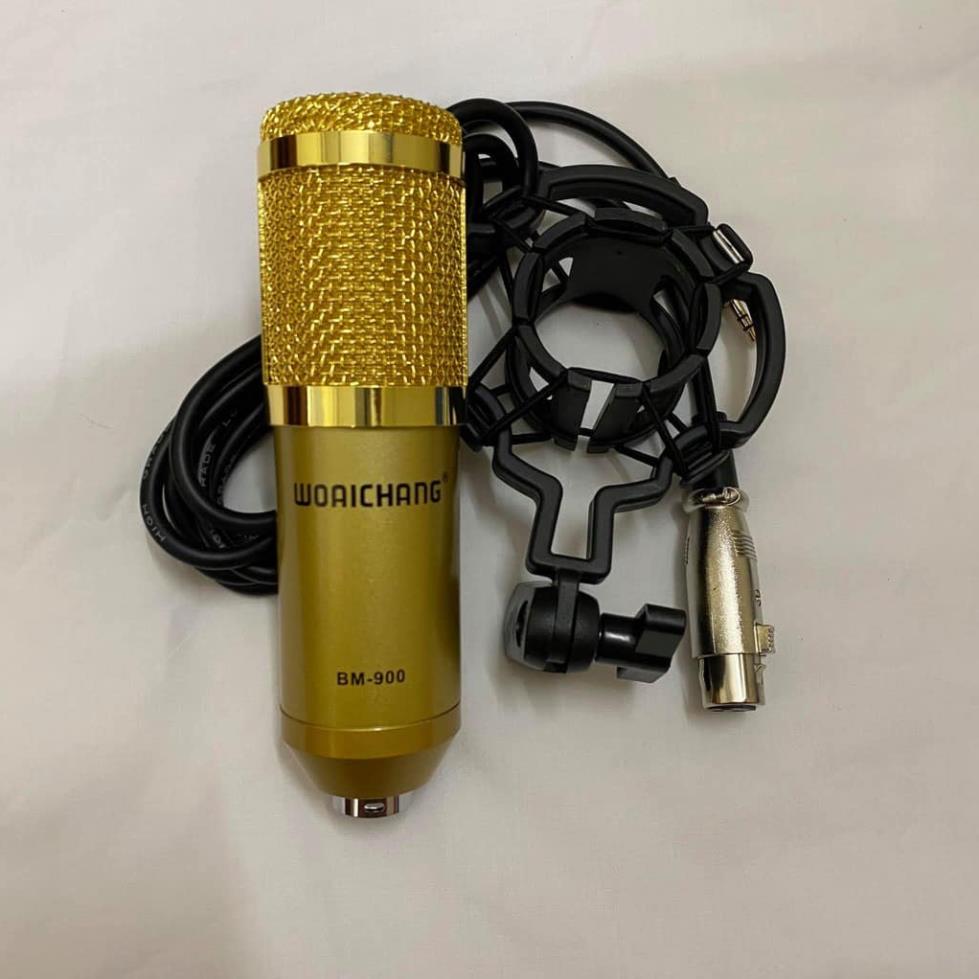 Bộ Mic Thu Âm Bm900 Sound Card k300 Dây Livestream Chế - Trọn Bộ Thu Âm Sound Card k300 Hỗ Trợ Auto tune Bluetooth -live