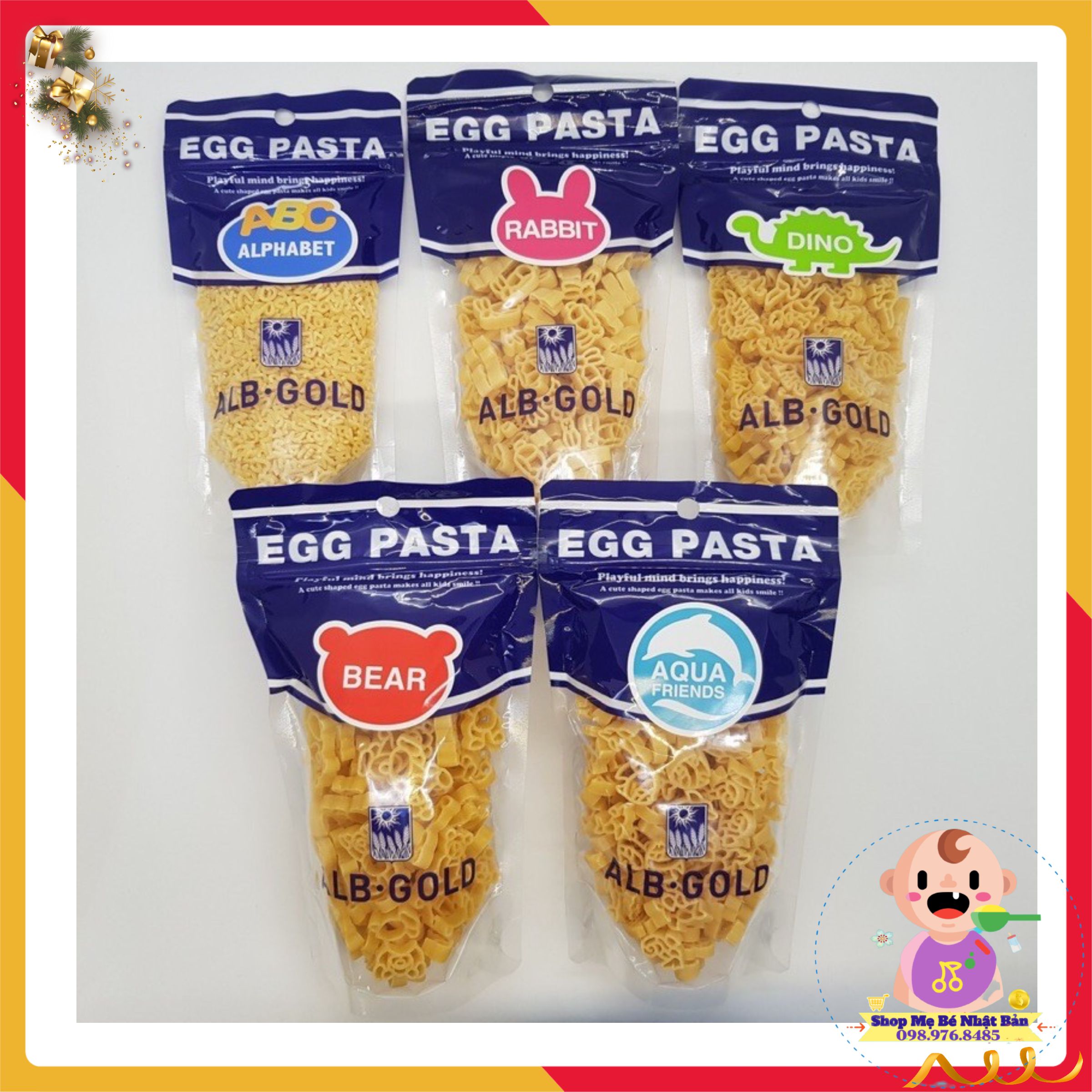 Nui Trứng Egg Pasta Nhật Bản Cho Bé Từ 8m+