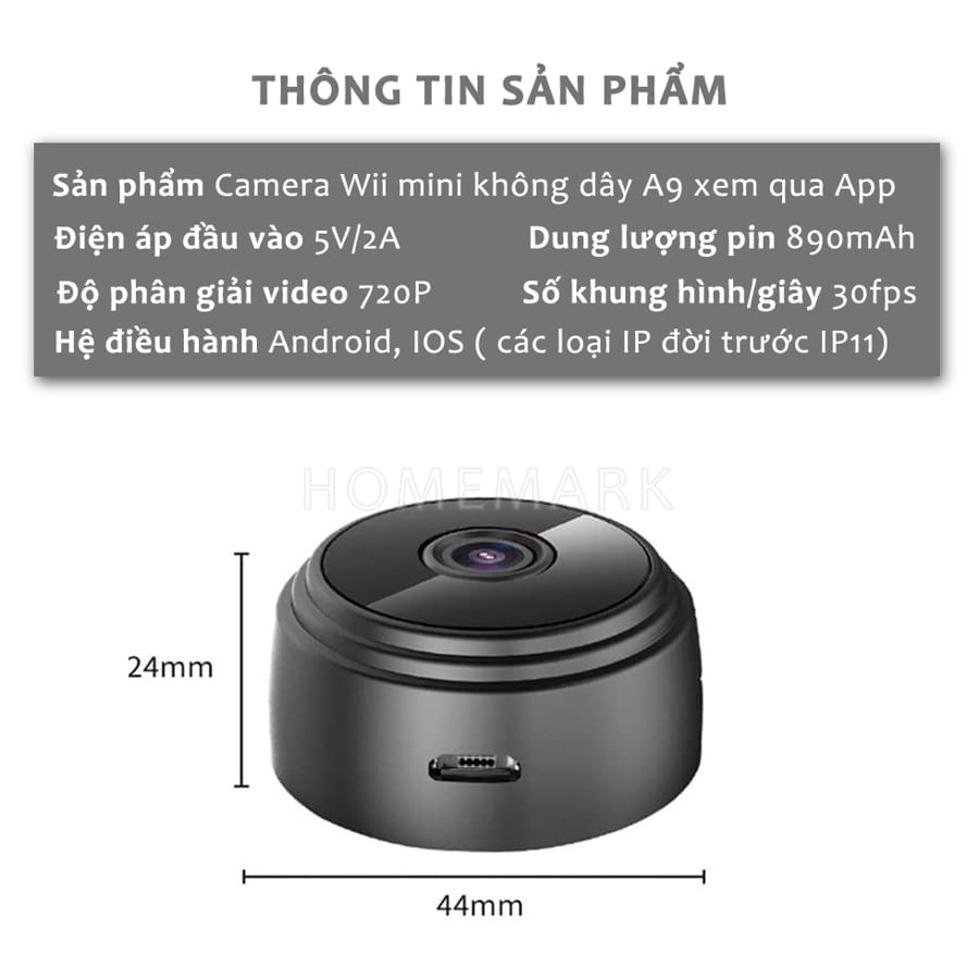 Camera Wifi A9 Pro -Camera Quan Sát Wifi 5G-Kết Nối Với Điện Thoại Di Động FULL HD 1080P Camera An Ninh IP, Camera Wifi Không Dây A9, Camera Quay An Ninh A9 Kết Nối Wifi 1080P HD IP Hỗ Trợ Tầm Nhìn Ban Đêm