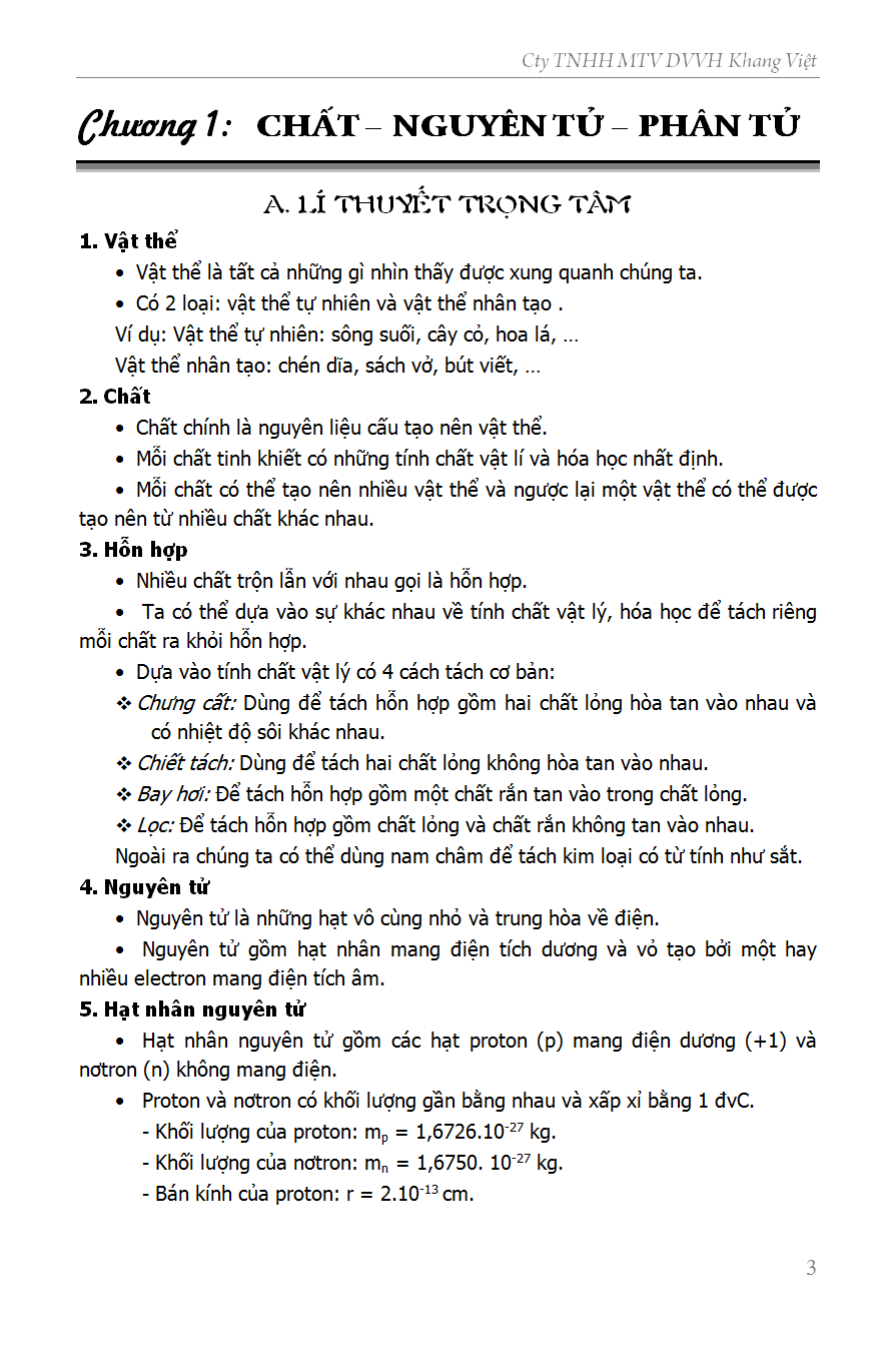 [HCM]Bồi Dưỡng Học Sinh Giỏi Hóa Học 8