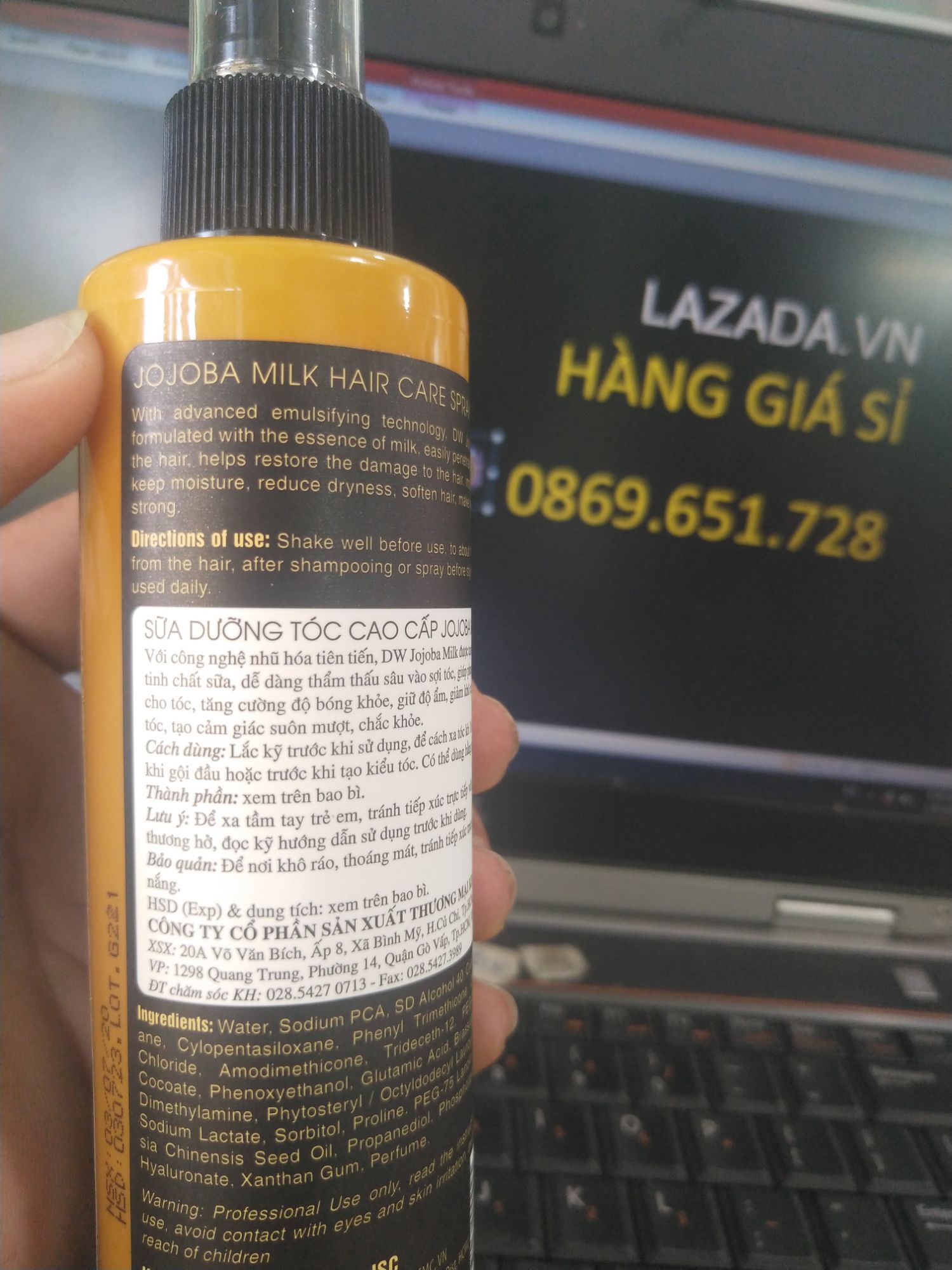 [HCM]Sữa dưỡng tóc cao cấp Kella Jojoba Milk A+ 200ml
