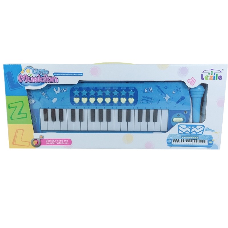 Đàn Organ có míc giúp bé phát triển mẫu mới nhất (Xanh)