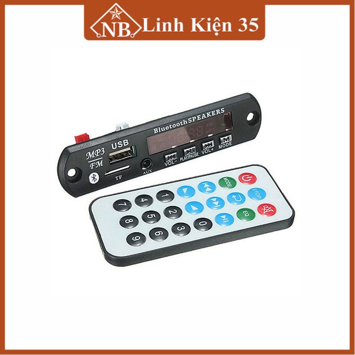 Mạch giải mã MP3 có Bluetooth 7-12VDC kèm remote