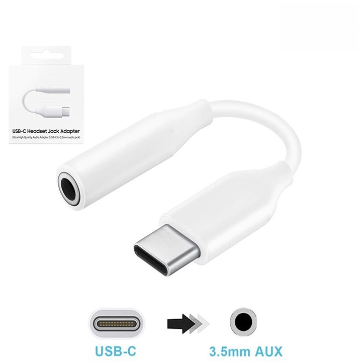 Combo 5 Cái - Cáp Chuyển Đổi Cổng Type C Sang Jack 3.5 Zin Samsung