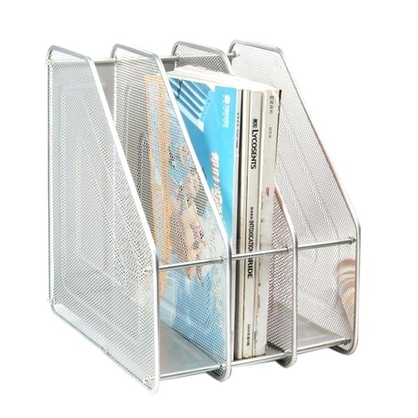 Khay để tài liệu văn phòng 3 ngăn đứng bằng thép chắc chắn