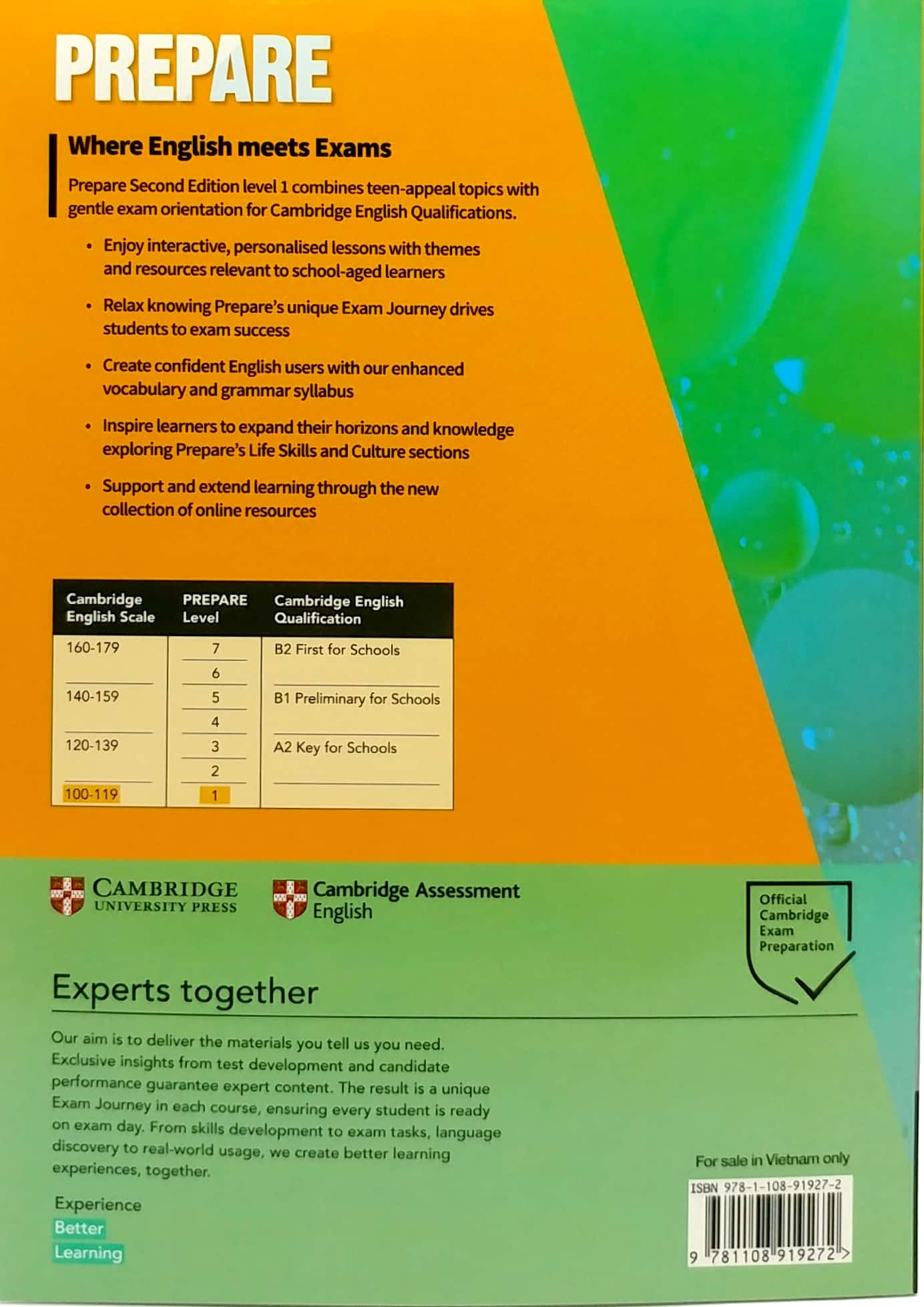 Sách Ngoại Văn - Fahasa - Prepare A1 Level 1 Workbook With Audio Download
