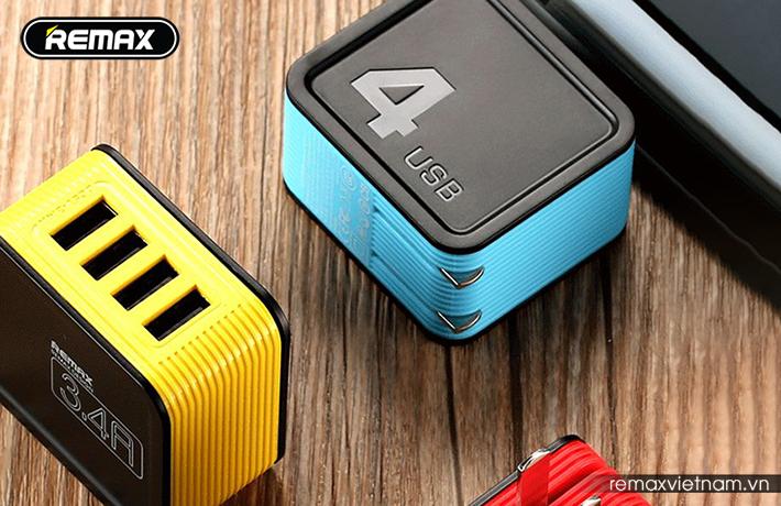 Củ sạc 4 cổng USB 3.4A Remax RP-U40 - Phân phối bởi Vietstore