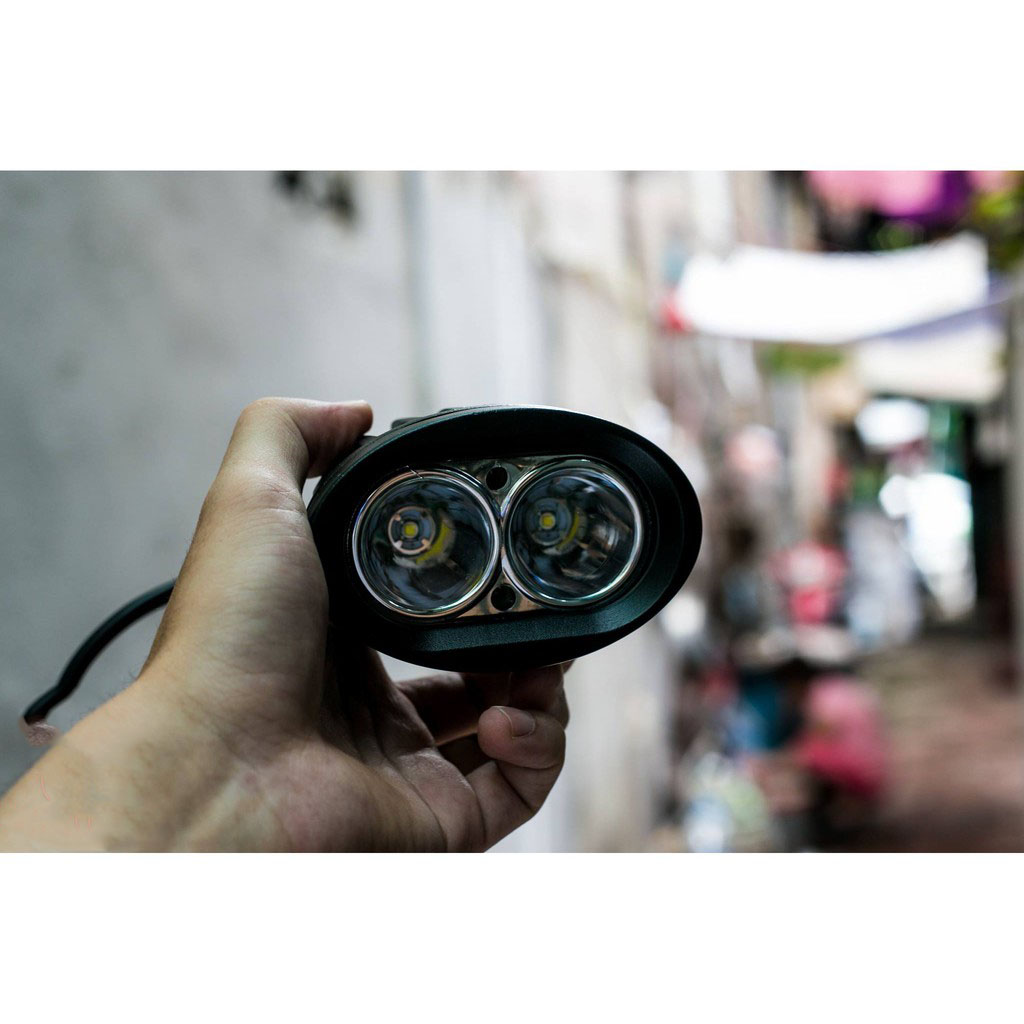 Đèn pha LED trợ sáng 2 BÓNG SIÊU SÁNG