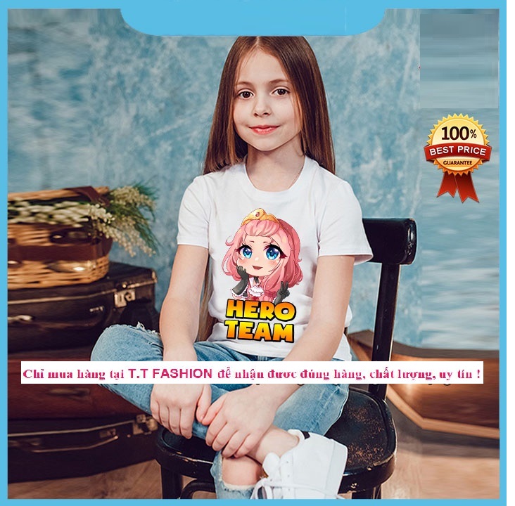 [HCM]Áo Hero Team full nhân vật siêu cute | Áo Simmy Siro Phong Cận Mister Vịt Kamui Kairon Timmy Sammy chibi 03