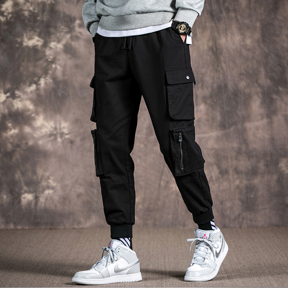 (Chất Kaki L1) Quần Jogger Túi Hộp Phối Khóa Kéo Chất Thể Thao Nam Cao Cấp Thời Trang FOHIMCS2 JOGGER 9000027C3