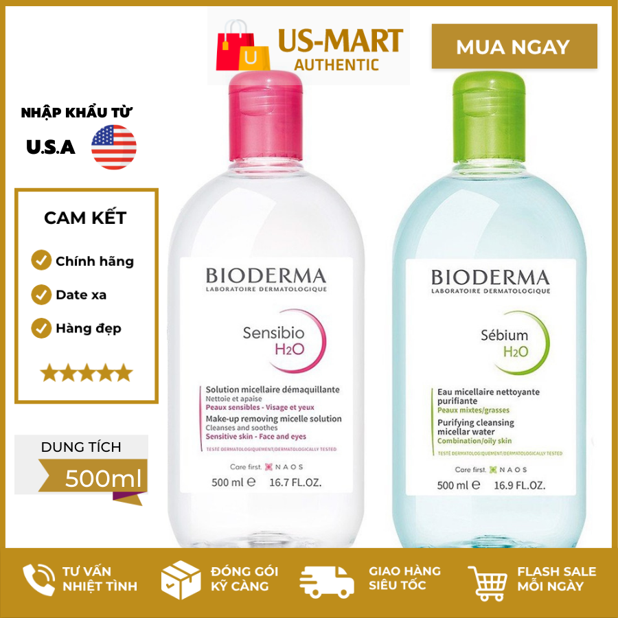 [HCM]Nước Tẩy Trang Bioderma Micellaire Solution