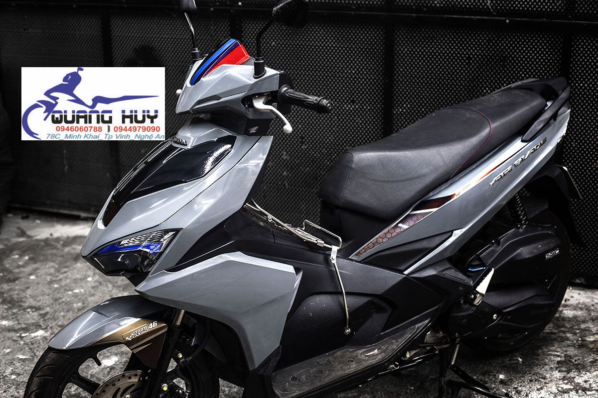 Tem Trùm Airblade Xám Xi Măng,Team Decal AB 2016-2019