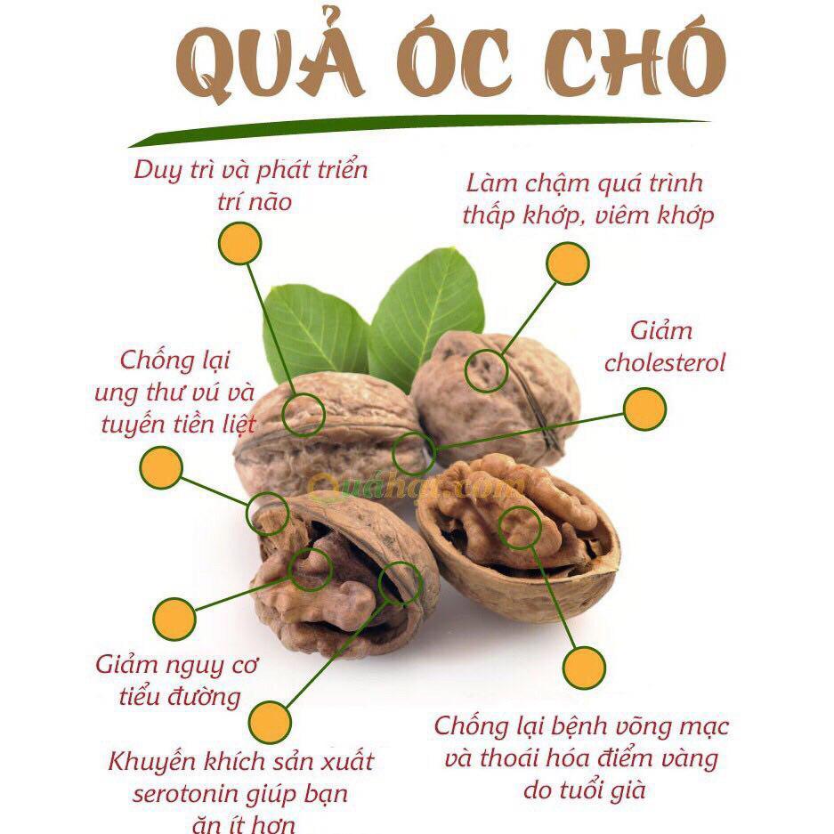 hạt óc chó mỹ 500gr