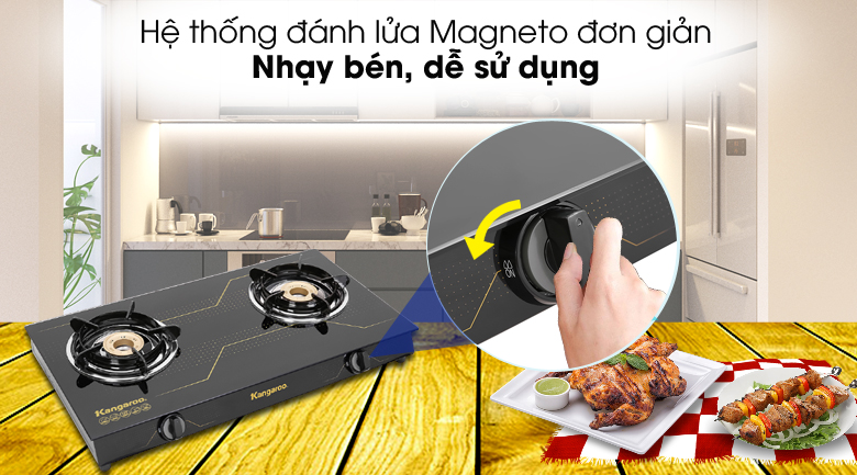 Bếp gas Kangaroo KG516M