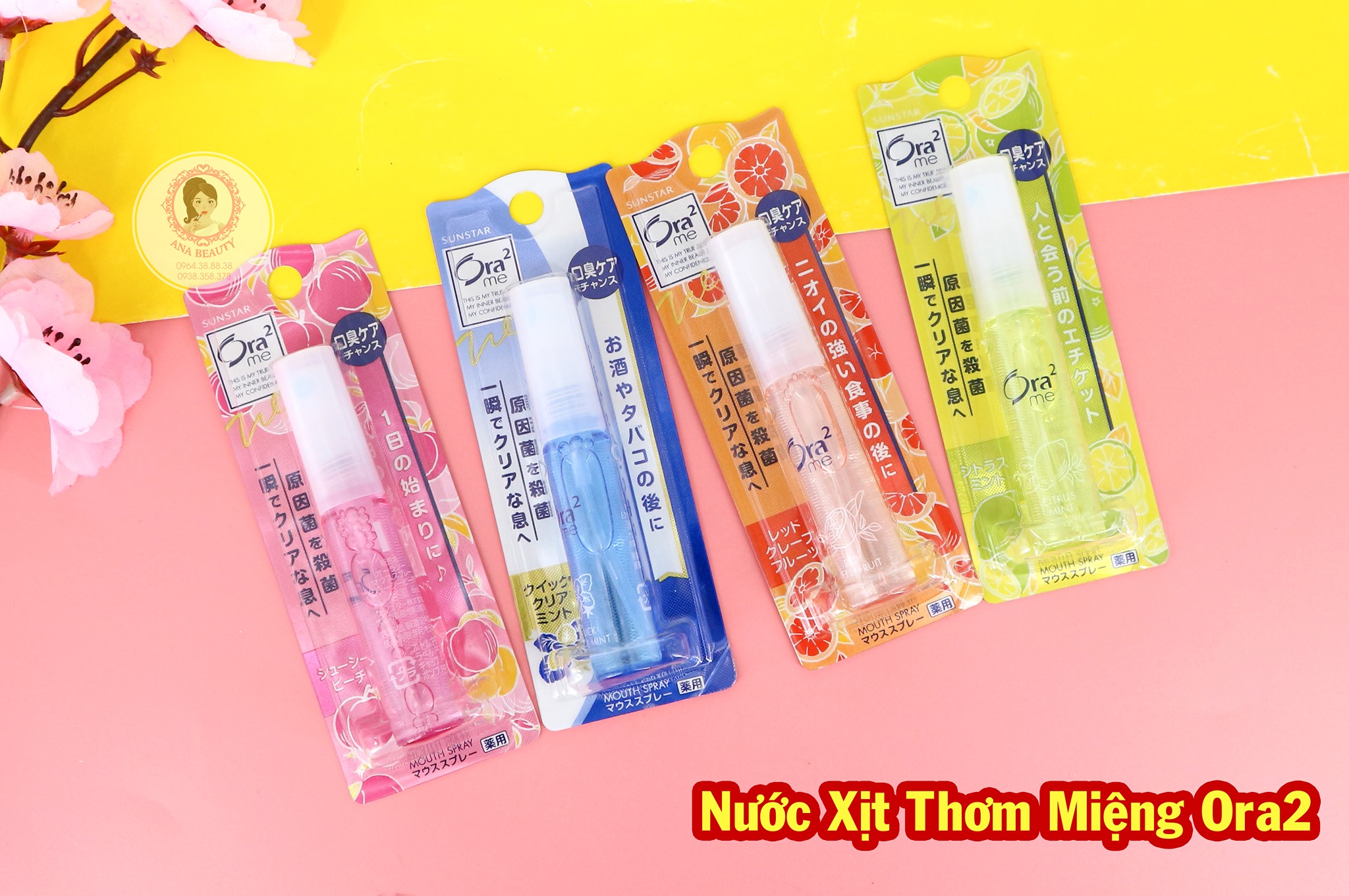 XỊT THƠM MIỆNG ORA2 SUNSTAR NHẬT BẢN