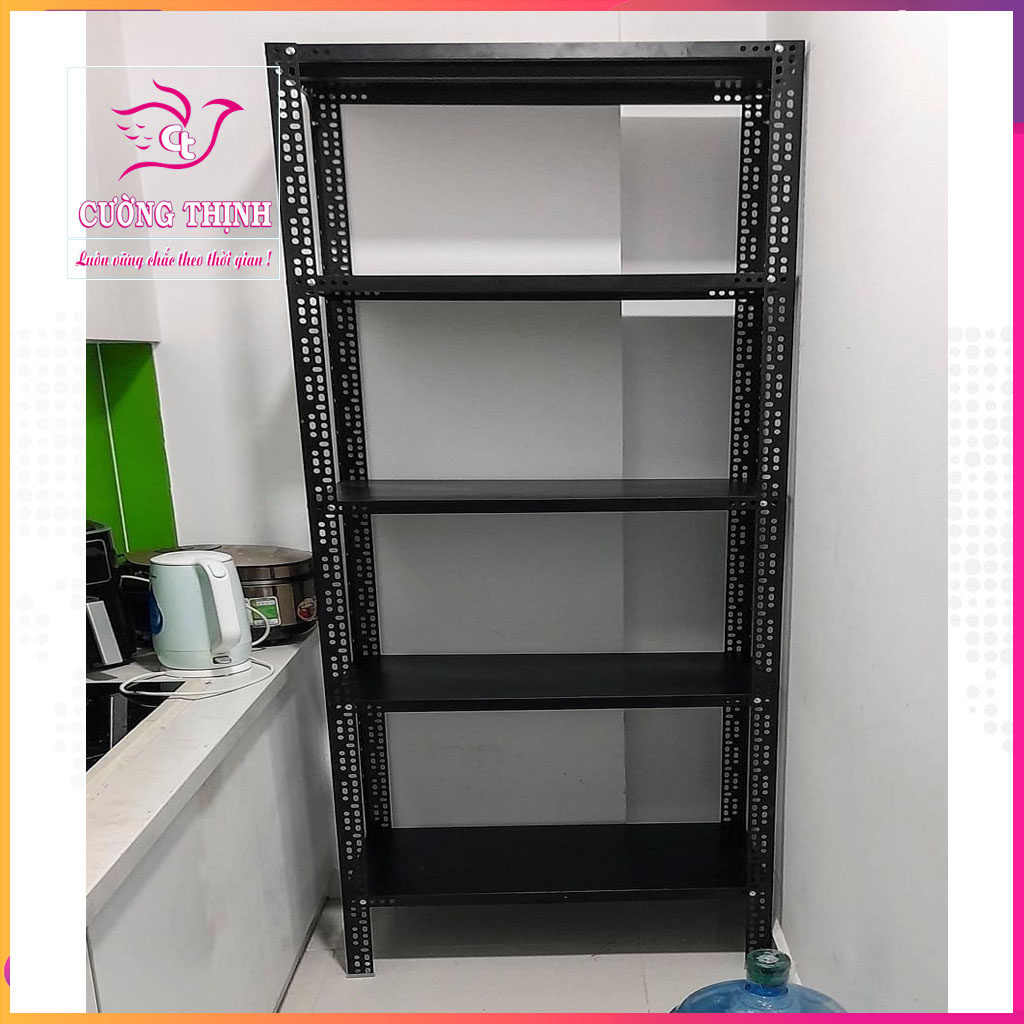 Kệ sắt v lỗ, 5 tầng cao 2m x dài 60cm x rộng 30cm