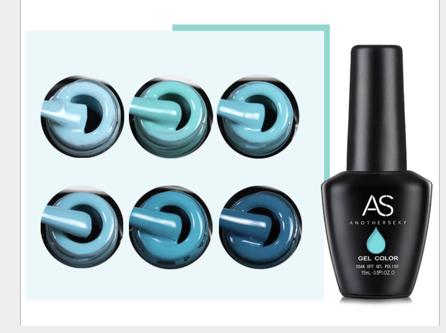 Sơn Gel AS Mã DF 15ml Màu Siêu Đẹp
