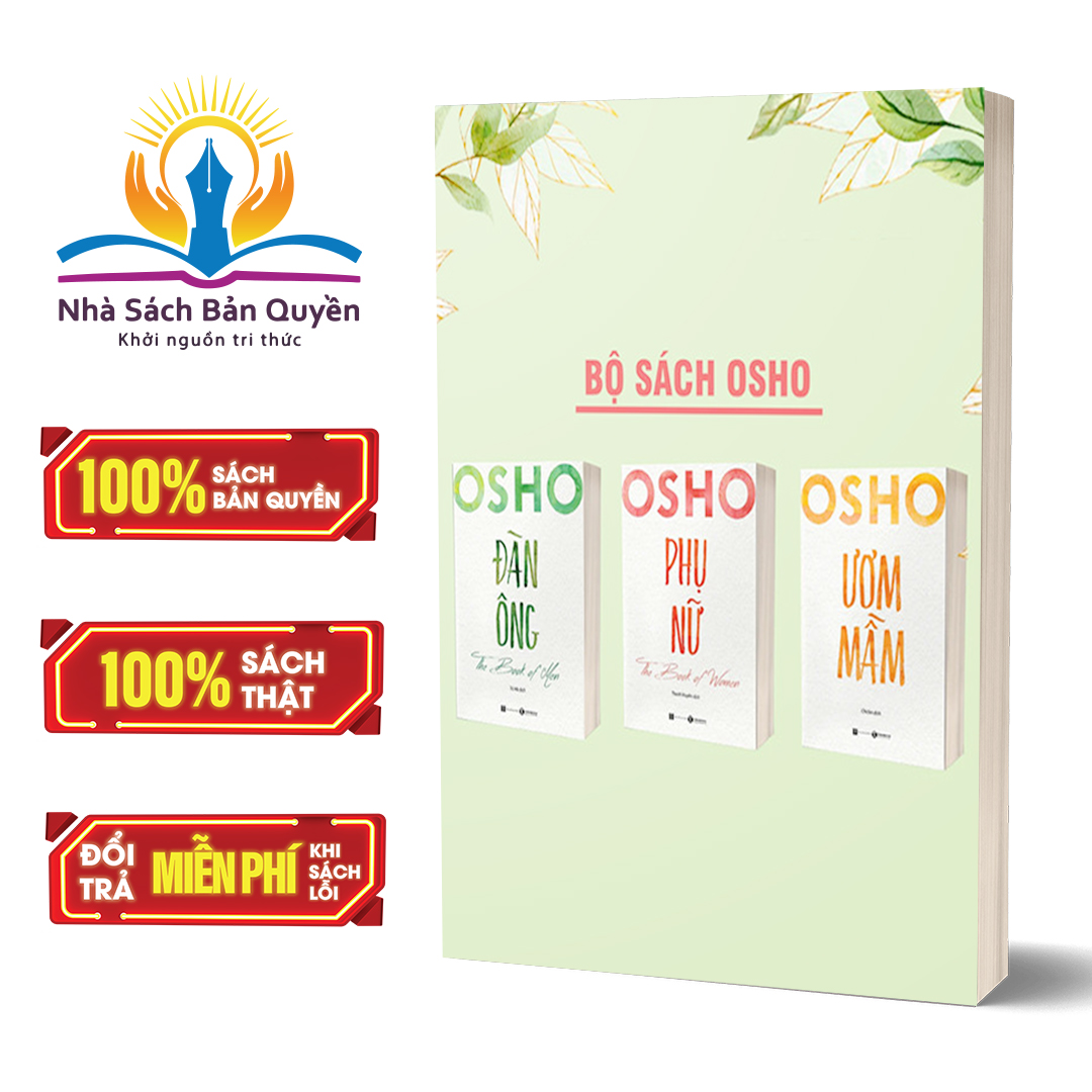 Sách - bộ osho đàn ông – phụ nữ – ươm mầm