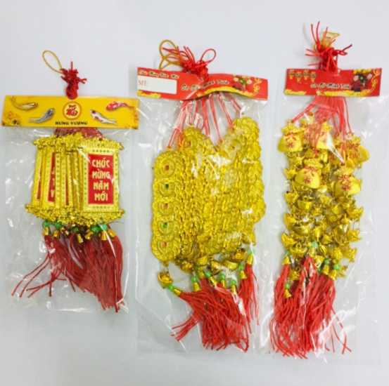 Combo sỉ 100 dây treo, liễng trang trí tết 2024