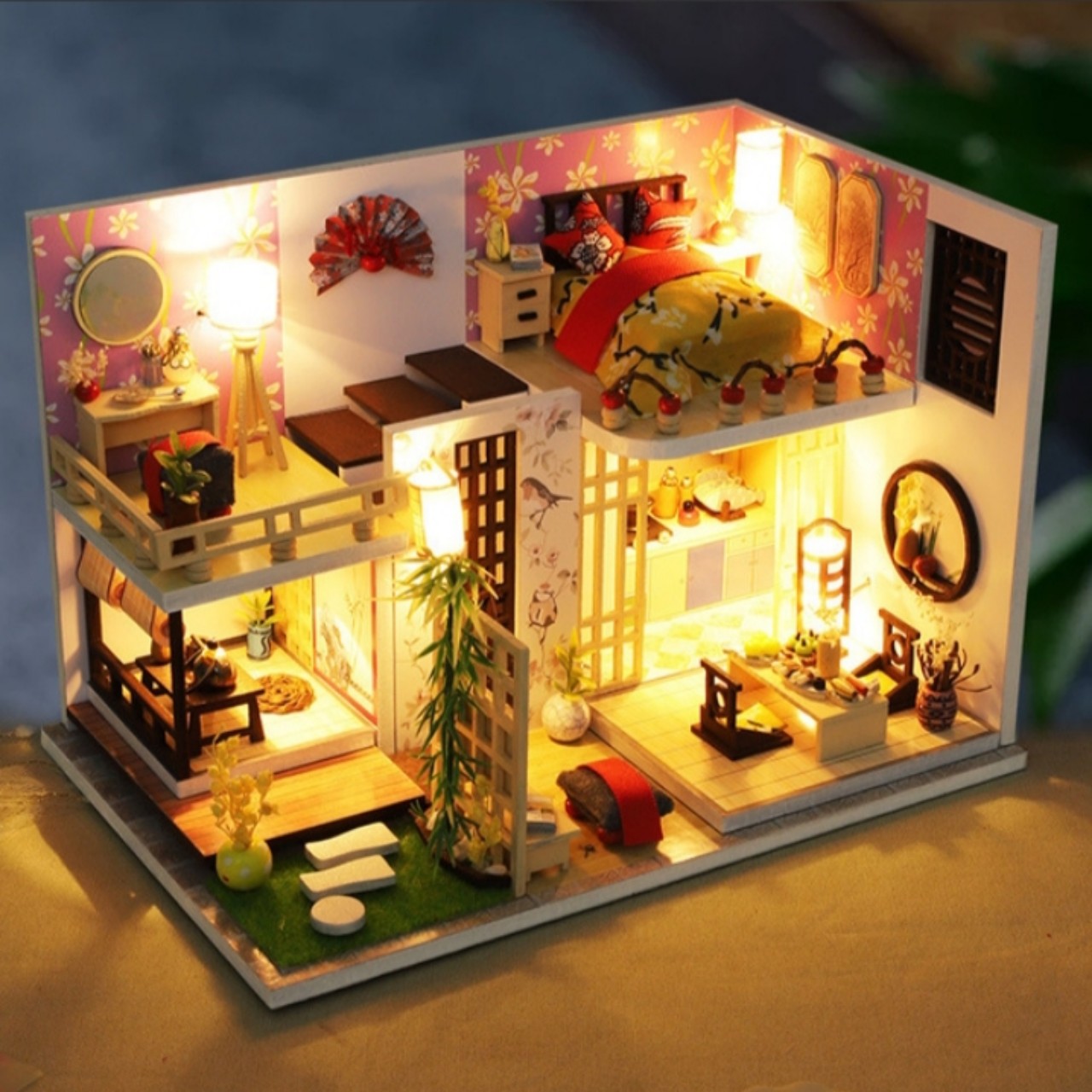Mô Hình Nhà Gỗ DIY - Cherry House