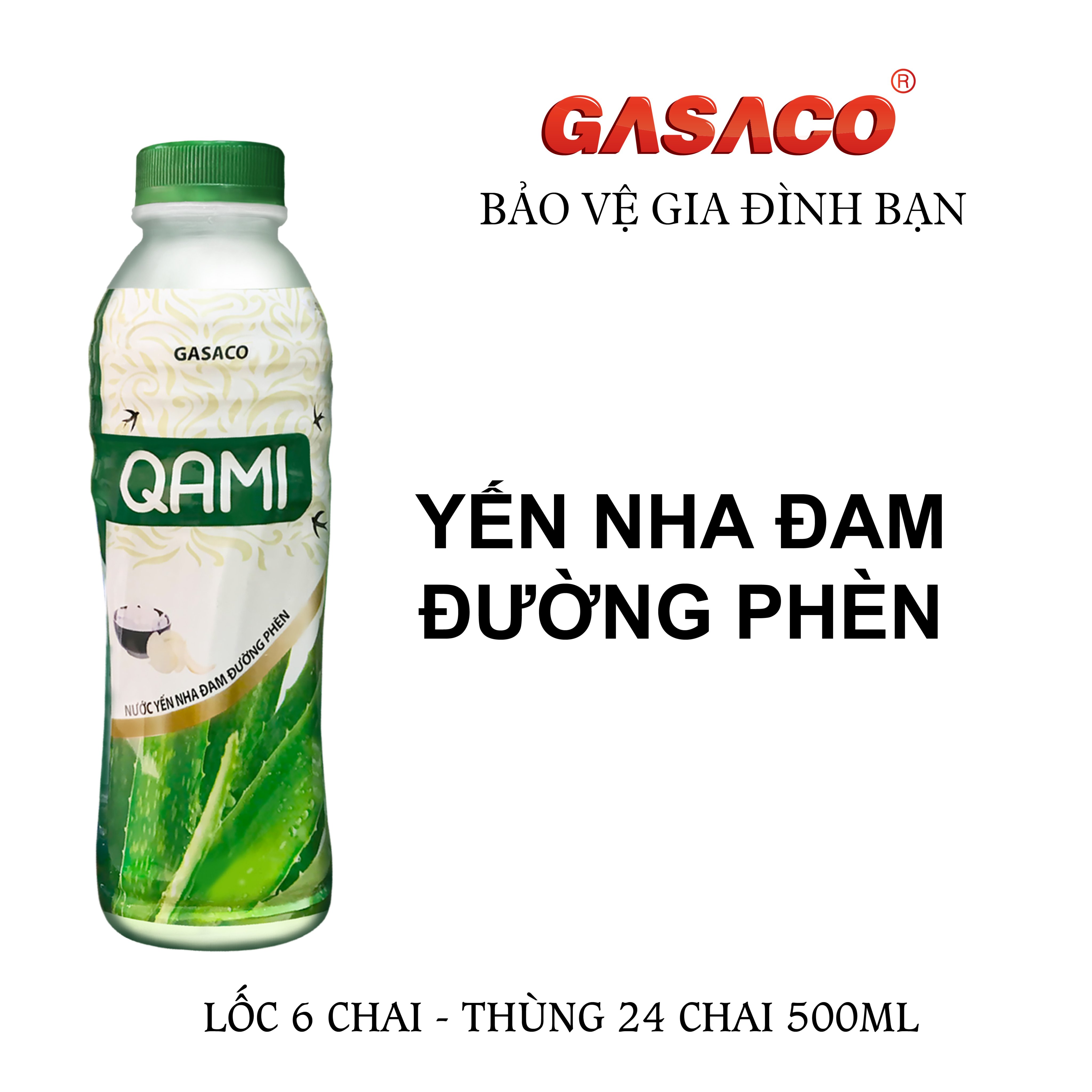 Thùng Yến nha đam QAMI 500ml